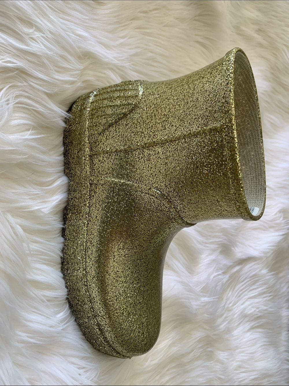 UGG Metallic Glitter Ankle Boot in Gold